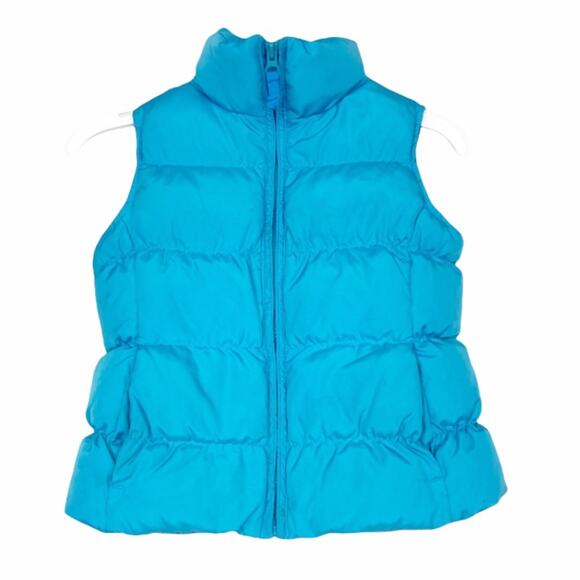 Lands End Blue Puffer Vest Sz S Kids - Picture 1 of 5